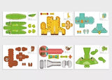Manualidades Kit de Origami 3D (Prearmados) - Incluye 10 Animales - animales, arte, creatividad, infantil, Manualidades, Niños, origami 