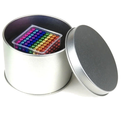 Juegos Magnéticos Set  512 bolitas magnéticas - 5 mm - 8 colores - bolitas, bolitas imantadas, bolitas magneticas, bucky balls, colores, cubo, figuras, imanes, imanes de neodimio, magneticas, pelotas, pelotitas 