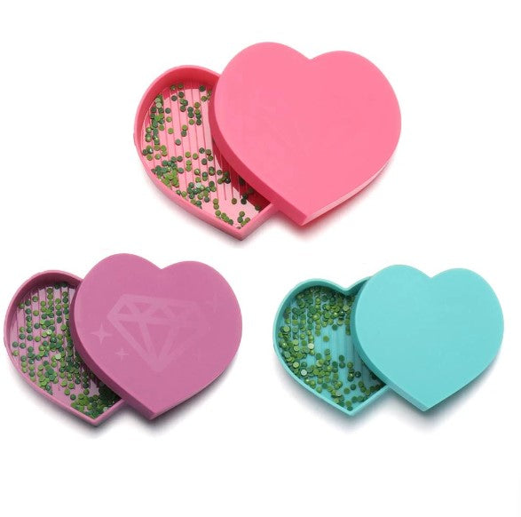 Set Bandeja Corazón de Diamantes