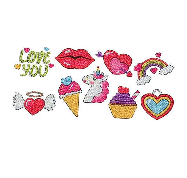 Stickers Diamantes Niños 💎 Varios Diseños