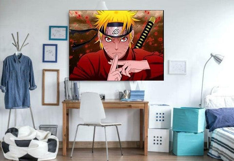 Pinturas con Números Naruto - Pintura por Numero (50x40) - anime, infantil, naruto, Niños, Paint By Numbers, Personajes, Pintura con Número, pintura por números 