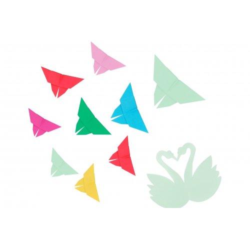 Manualidades Set de Origami y Kirigami Para Niños Incluye 500 Hojas - arte, creatividad, flores, infantil, kirigami, kit kirigami, kit origami, LT077, Manualidades, Niños, origami 