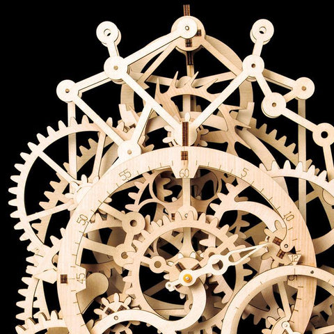 Puzzle 3d Puzzles 3d Robotime 🕰️ Reloj Péndulo & Engranajes 🕰️ - DIY, engranajes, juego armable, LK501, modelo a escala, puzzle, puzzle 3d, puzzle madera, puzzle3d, Puzzles 3D Chile, reloj, robotime, rokr 