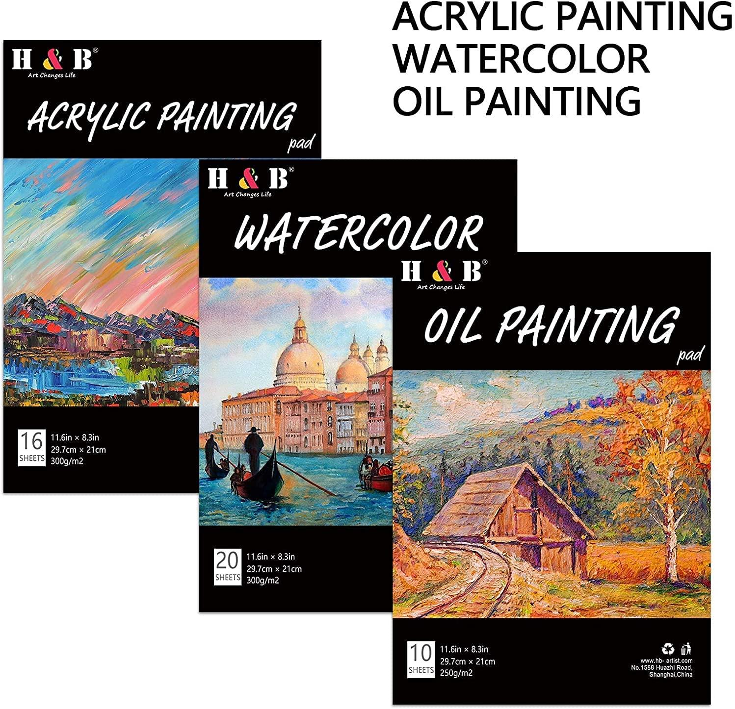 Manualidades Set de Pintura 108 Piezas - Kit de Arte - acrilico, arte, bastidor, caballete, crear, kit, Kit de Arte, lienzo, manualidades, Moderno, Pintura Acrílica, set de Pintura 