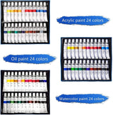 Manualidades Set de Pintura 108 Piezas - Kit de Arte - acrilico, arte, bastidor, caballete, crear, kit, Kit de Arte, lienzo, manualidades, Moderno, Pintura Acrílica, set de Pintura 
