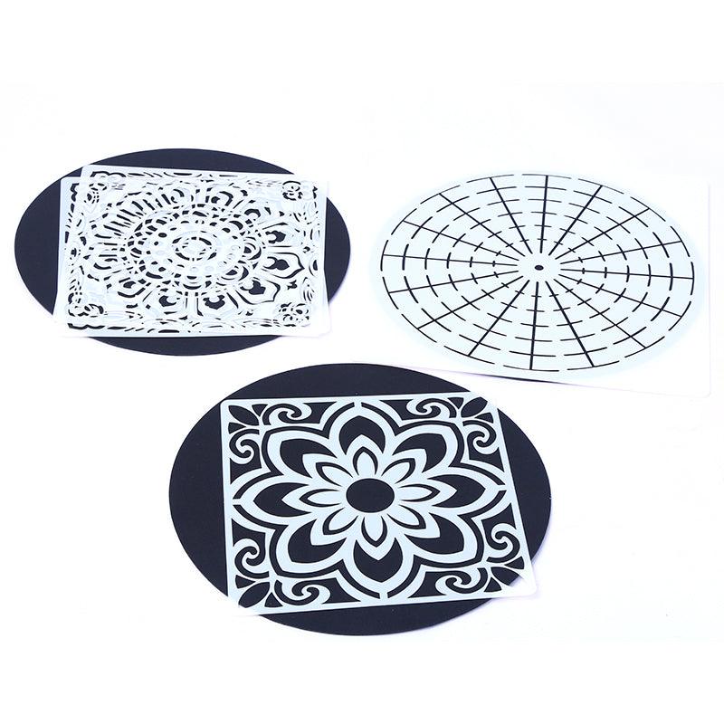Manualidades Kit Profesional de Puntillismo para Mandalas - Colores, kit mandalas, Mandalas, Manualidades, Pintura, Plantillas, Puntillismo, Puntos, set mandalas, stencils 
