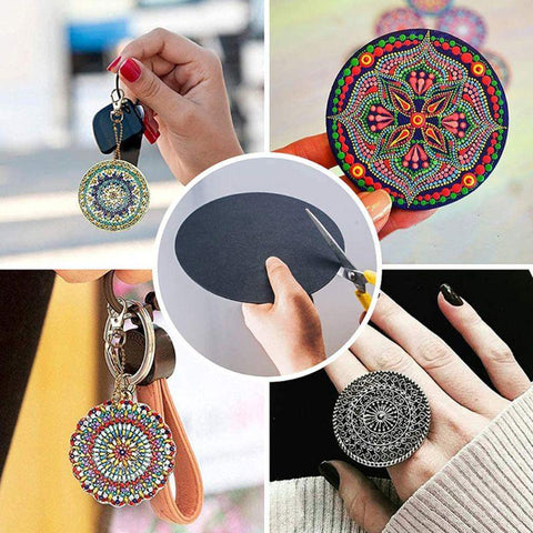 Manualidades Set 8 Tarjetas Para Puntillismo en Mandalas - accesorios puntillismo, kit puntillismo, Mandalas, Manualidades, Pintura, Puntillismo, Puntos, set puntillismo 